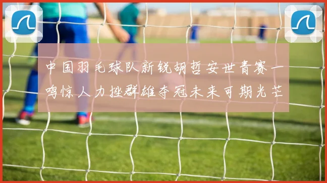 中国羽毛球队新锐胡哲安世青赛一鸣惊人力挫群雄夺冠未来可期光芒万丈